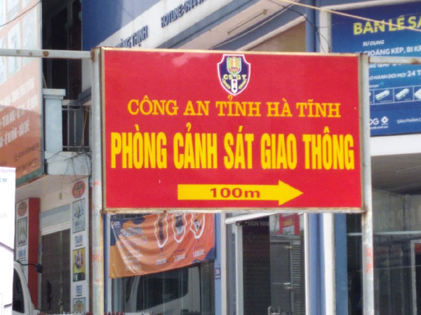 Nộp phạt tại phòng cảnh sát giao thông công an tỉnh Hà Tĩnh ở đâu?