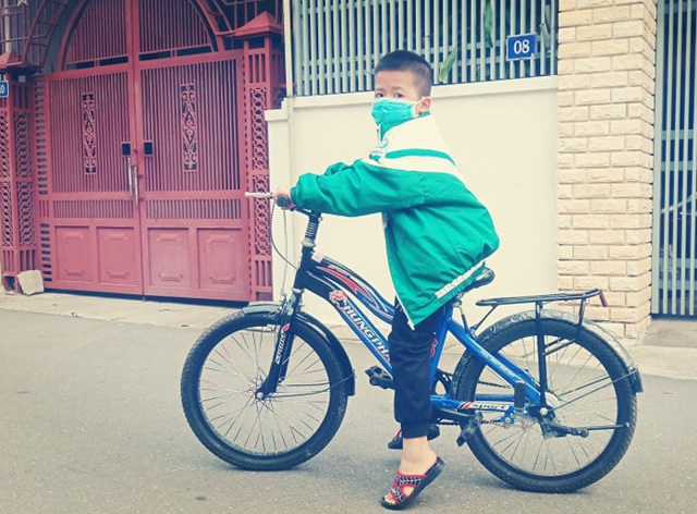 Xe đạp trẻ con Hà Tĩnh sản phẩm của Qao Quý