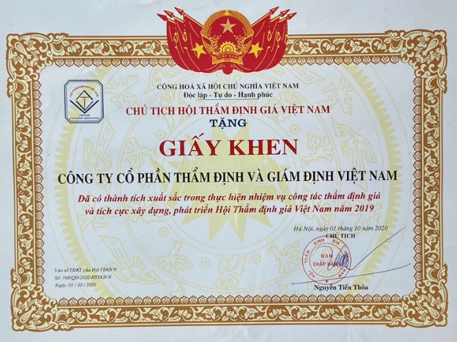 Thẩm định giá tại Thừa Thiên Huế uy tín, chất lượng Vàng.